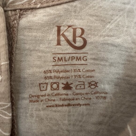 Kindred Bravely Labor and Nursing Nightgown in Light Taupe - Picture 2 of 9